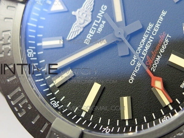 AVENGER BLACKBIRD V17311 Ti DLC 1:1 Best Edition Black Dial on Nylon Strap A2824 - Image 5