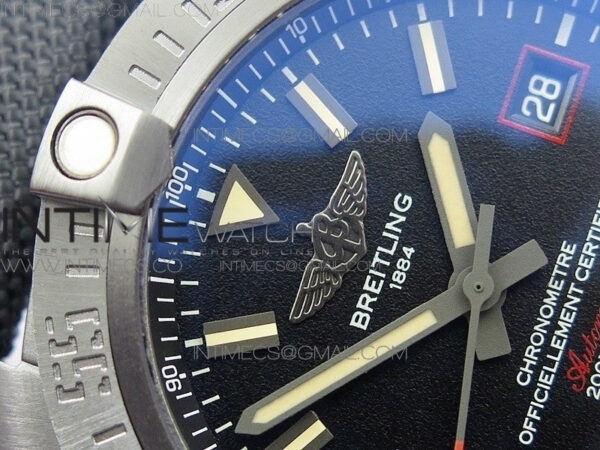 AVENGER BLACKBIRD V17311 Ti DLC 1:1 Best Edition Black Dial on Nylon Strap A2824 - Image 6