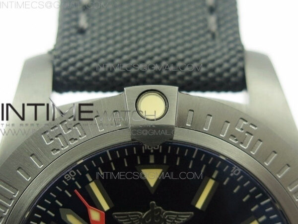 AVENGER BLACKBIRD V17311 Ti DLC 1:1 Best Edition Black Dial on Nylon Strap A2824 - Image 7