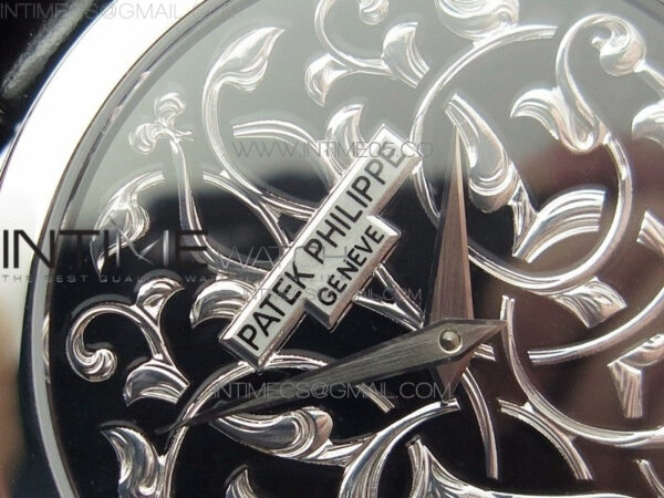 Classic 5088 100P Engraved Case FLF Best Edition Engraved Dial on Black Leather strap Cal.240 - Image 7