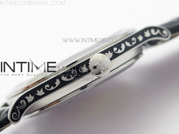 Classic 5088 100P Engraved Case FLF Best Edition Engraved Dial on Black Leather strap Cal.240 - Image 8