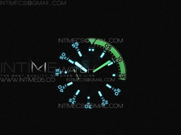 Aquatimer Chrono SS BLS Best Edition Blue Dial on Blue Rubber Strap A7750 - Image 21