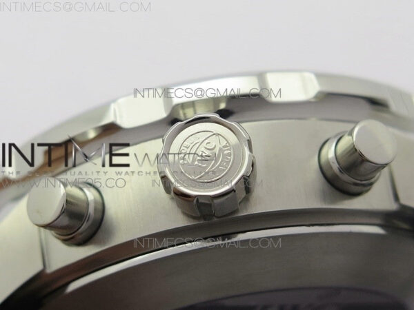 Aquatimer Chrono SS BLS Best Edition Black Dial on Black Rubber Strap A7750 - Image 10