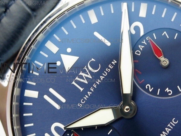 Big Pilot IW501008 Real PR SS ZF 1:1 Best Edition Blue Dial on Blue Leather Strap A51111 - Image 8
