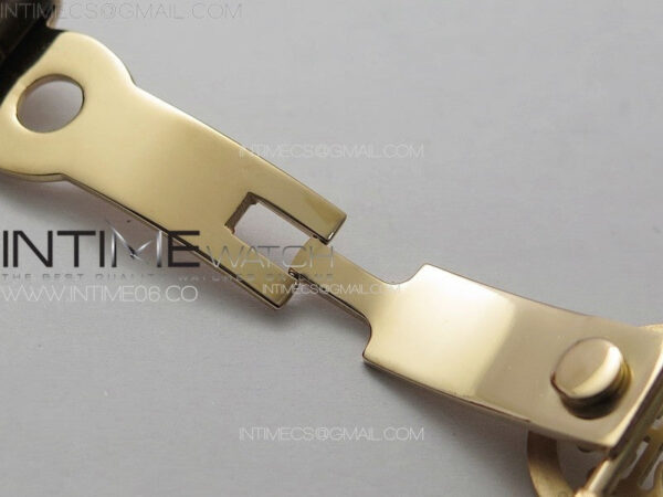 Calatrava 5057 Cortina Watch 50th Anniversary RG YSF 1:1 Best Edition White Dial on Black Leather Strap A240 - Image 13