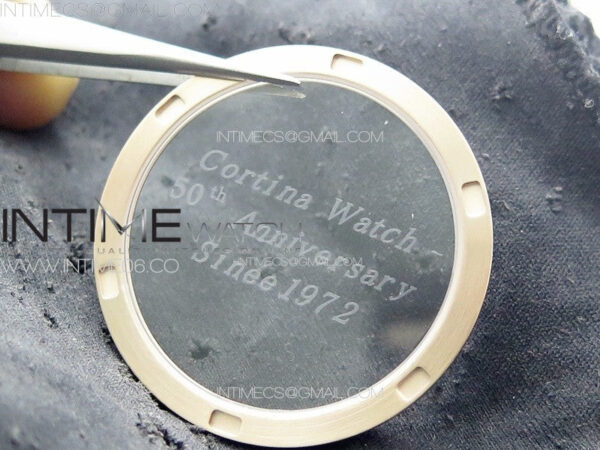 Calatrava 5057 Cortina Watch 50th Anniversary RG YSF 1:1 Best Edition White Dial on Black Leather Strap A240 - Image 18