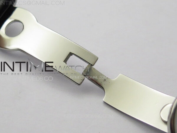 Calatrava 5057 Cortina Watch 50th Anniversary SS YSF 1:1 Best Edition Gray Dial on Black Leather Strap A240 - Image 13