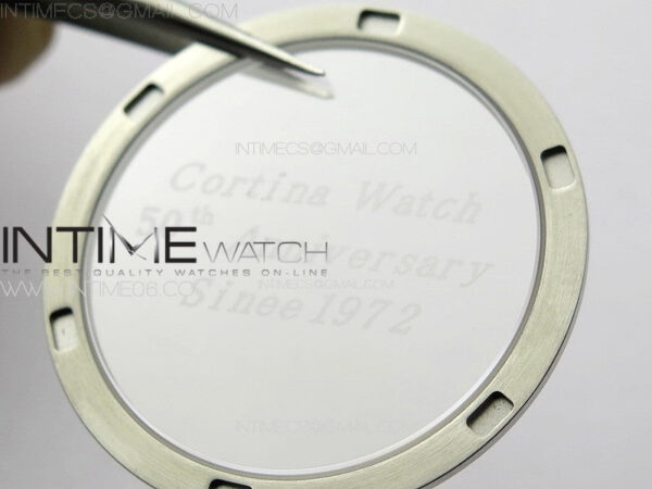 Calatrava 5057 Cortina Watch 50th Anniversary SS YSF 1:1 Best Edition Gray Dial on Black Leather Strap A240 - Image 32