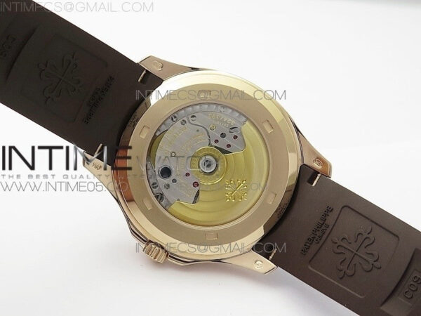 Aquanaut 5167R RG ZF 1:1 Best Edition Brown Dial on Brown Rubber Strap 324CS (Free box) - Image 21