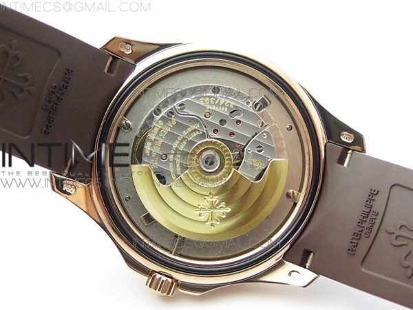 Aquanaut 5167R RG ZF 1:1 Best Edition Brown Dial on Brown Rubber Strap 324CS (Free box) - Image 25