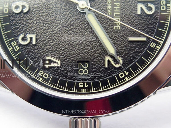 Calatrava 5226G SS PPF 1:1 Best Edition Gray Rock Dial on Black Nylon Strap 330CS - Image 5