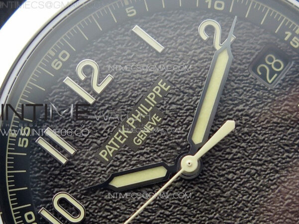 Calatrava 5226G SS PPF 1:1 Best Edition Gray Rock Dial on Black Nylon Strap 330CS - Image 9