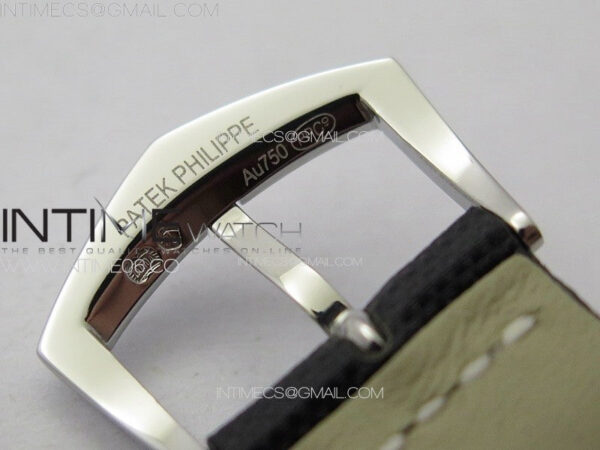 Calatrava 5226G SS PPF 1:1 Best Edition Gray Rock Dial on Black Nylon Strap 330CS - Image 15