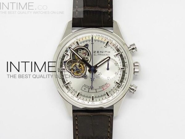 El Primero SS AXF Silver Dial