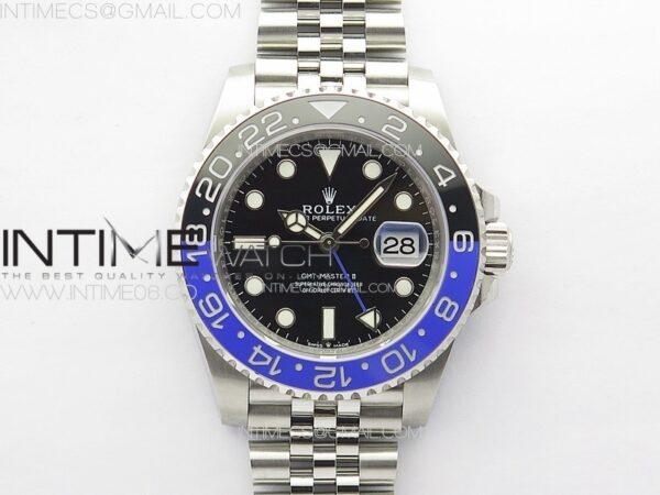 GMT-MASTER II 126710 BLNR BLACK/BLUE CERAMIC 904L STEEL APSF 1:1 BEST EDITION VR3285 CHS - Image 3