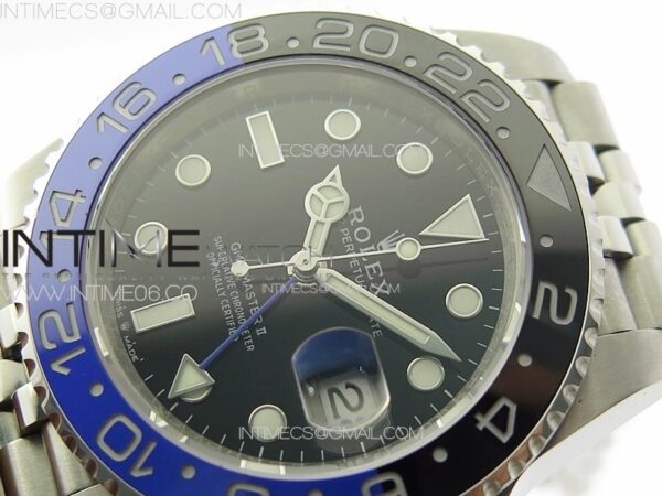 GMT-MASTER II 126710 BLNR BLACK/BLUE CERAMIC 904L STEEL APSF 1:1 BEST EDITION VR3285 CHS - Image 5