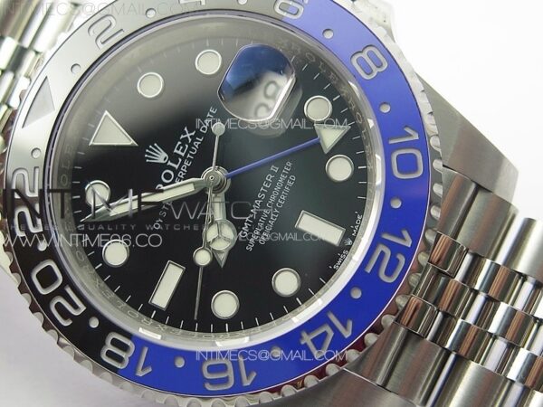 GMT-MASTER II 126710 BLNR BLACK/BLUE CERAMIC 904L STEEL APSF 1:1 BEST EDITION VR3285 CHS - Image 4