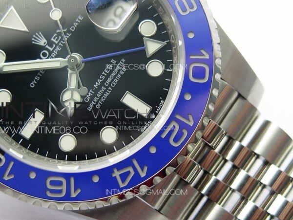 GMT-MASTER II 126710 BLNR BLACK/BLUE CERAMIC 904L STEEL APSF 1:1 BEST EDITION VR3285 CHS - Image 11