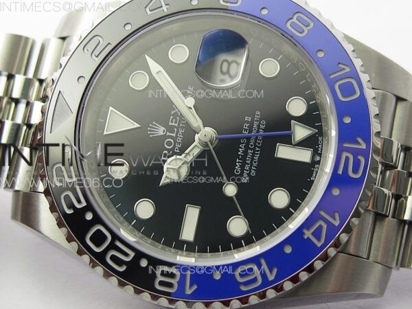 GMT-MASTER II 126710 BLNR BLACK/BLUE CERAMIC 904L STEEL APSF 1:1 BEST EDITION VR3285 CHS - Image 10