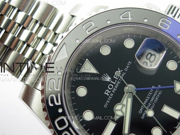 GMT-MASTER II 126710 BLNR BLACK/BLUE CERAMIC 904L STEEL APSF 1:1 BEST EDITION VR3285 CHS - Image 8