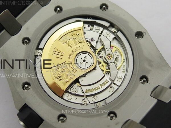 Royal Oak Offshore Diver 15710 APSF 1:1 Best Edition Black Dial on Black Rubber Strap V2 A3120 Super Clone - Image 12