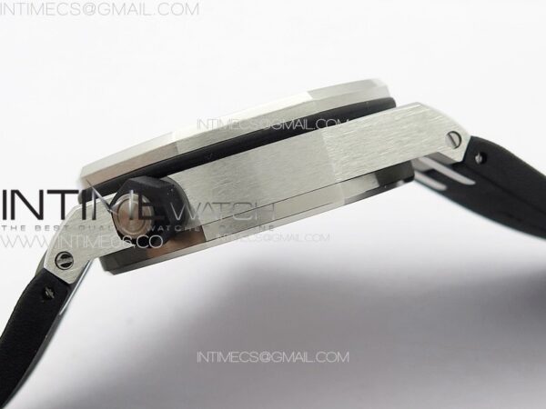 Royal Oak Offshore Diver 15710 APSF 1:1 Best Edition Black Dial on Black Rubber Strap V2 A3120 Super Clone - Image 7