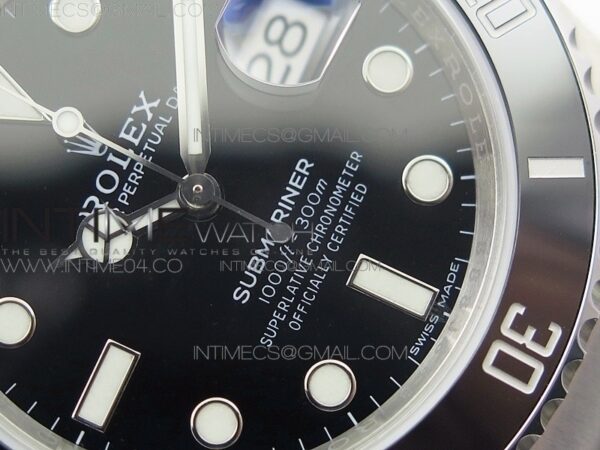 Submariner 116610 LN Black Ceramic 904L Nail Maker 1:1 Best Edition on SS Bracelet A3135 - Image 4