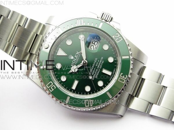 Submariner 116610 LV Green Ceramic ARF 1:1 Best Edition 904L SS Case and Bracelet A2824 V4 - Image 2