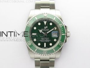 Submariner 116610 LV Green Ceramic ARF 1:1 Best Edition 904L SS Case and Bracelet A2824 V4