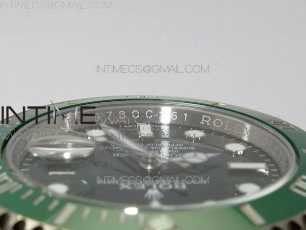 Submariner 116610 LV Green Ceramic ARF 1:1 Best Edition 904L SS Case and Bracelet A2824 V4 - Image 7