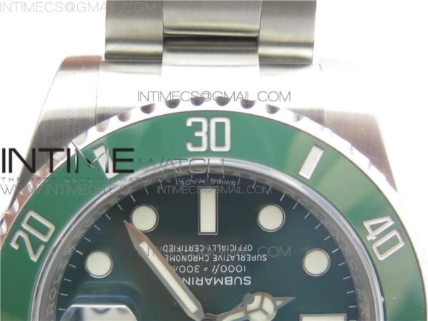 SUBMARINER 116610 LV GREEN CERAMIC ZZF (V3) - Image 15
