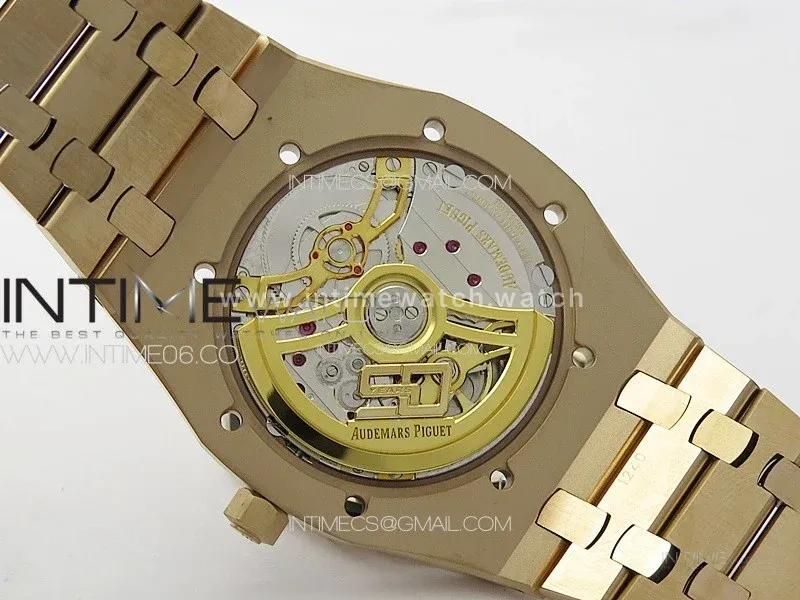 Royal Oak 39mm 16202 50th RG ZF 1:1 Best Edition Gray Textured Dial on SS Bracelet A7121