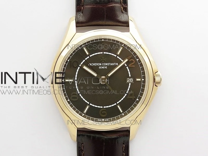 Fiftysix RG 40mm ZF 1:1 Best Edition Brown Dial on Brown Leather Strap A1326