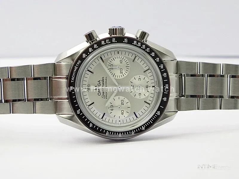 Speedmaster SS RMF Best Edition White Dial on SS Bracelet Lemania HW
