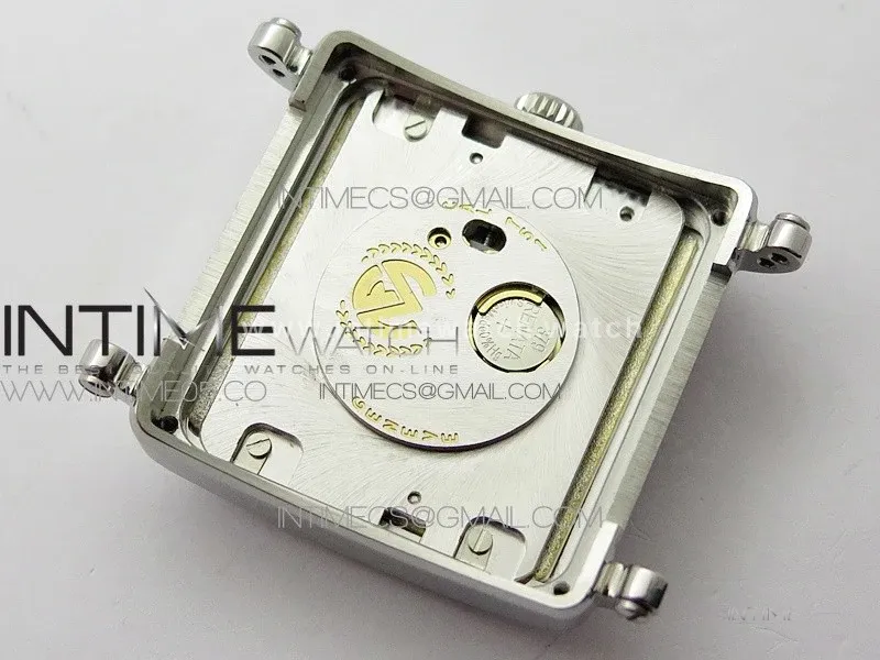 Master Square SS Ladies ZF 1:1 Best Edition White Roman Dial on Red Leather Strap Ronda Quartz