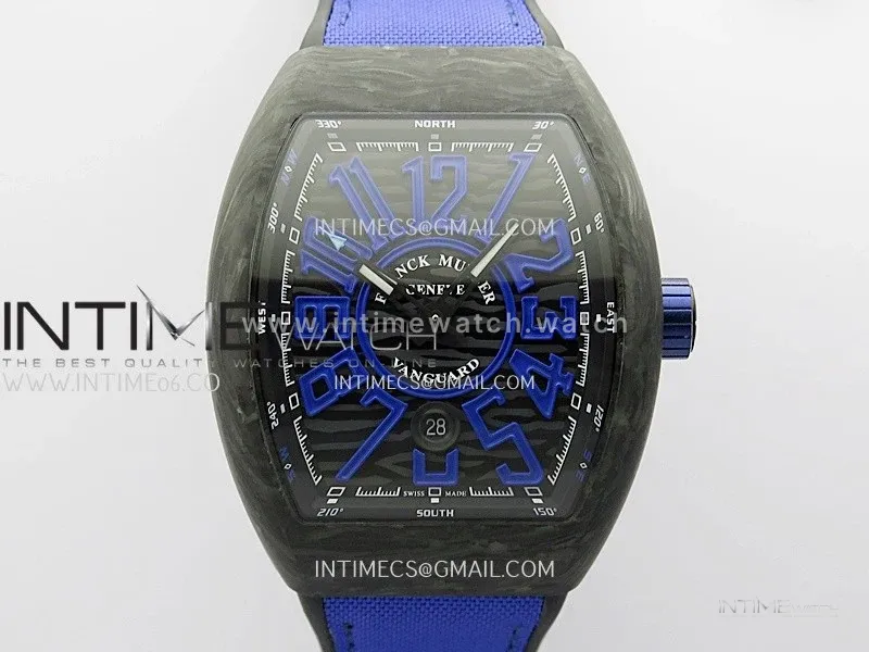 Vanguard Racing Carbon V45 Purple ABF Best Edition On Purple Nylon Strap A2824