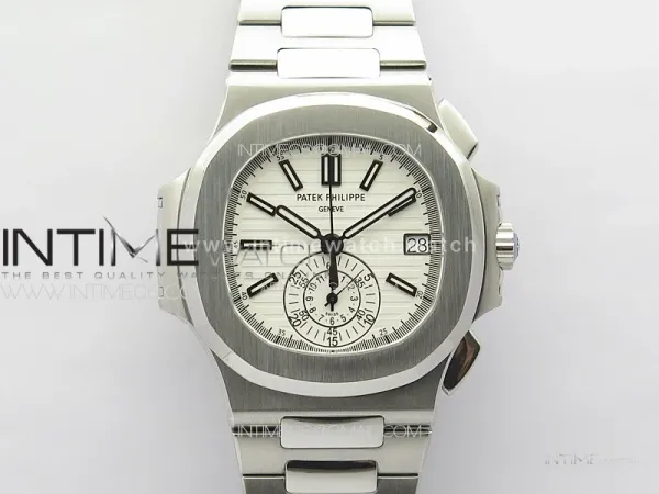 Nautilus 5980/1A-019 White Dial in Steel