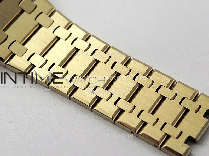 Royal Oak 41mm Skeleton 15407 RG ZF 1:1 Best Edition Skeleton Dial on RG Bracelet A3132