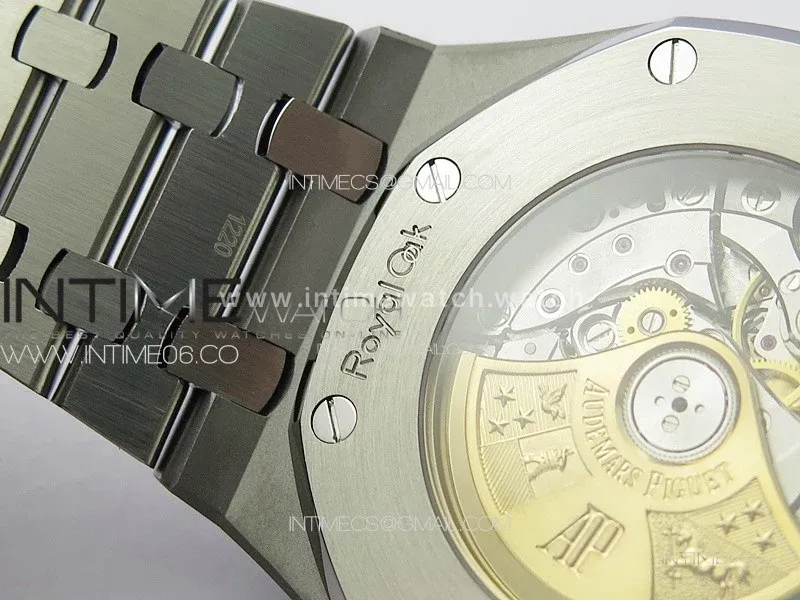 Royal Oak 41mm 15400 SS ZF 1:1 Best Edition Silver Textured Dial on SS Bracelet SA3120 Super Clone