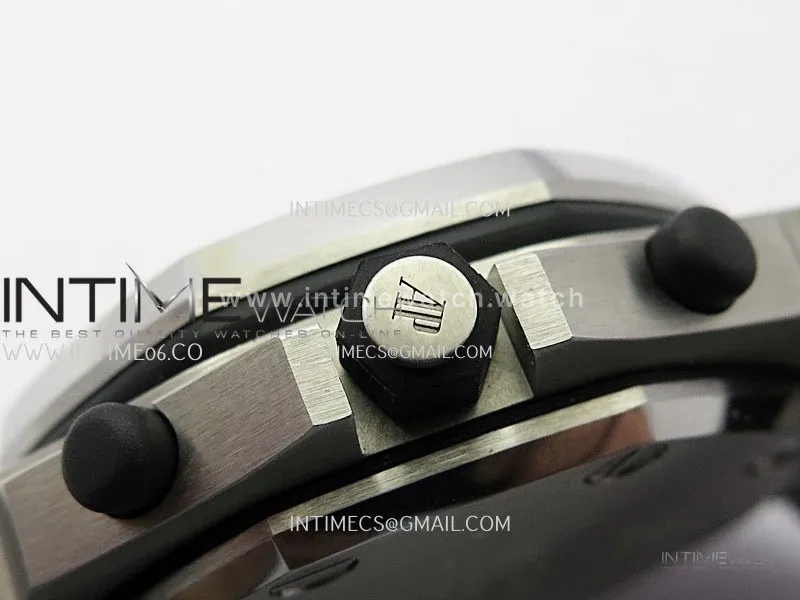 Royal Oak Offshore 42mm Safari TKF Best Edition White Dial on Brown Leather Strap A7750