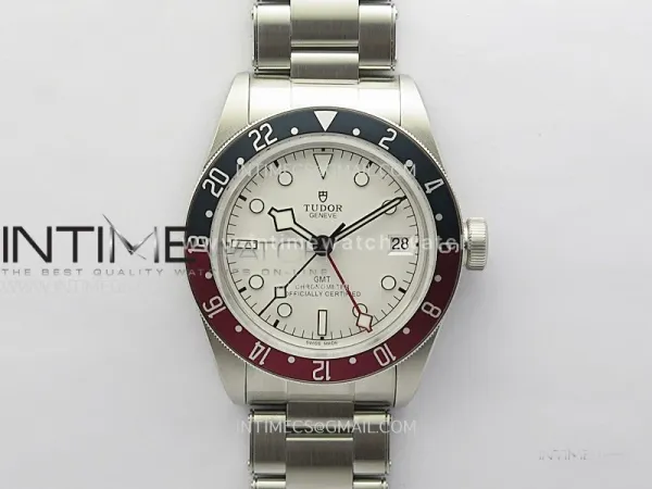 Black Bay M79830RB-0010 GMT Baselworld Pepsi Bezel ZF 1:1 Best Edition White Dial on SS Bracelet A2836