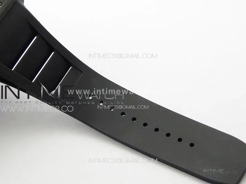 RM 035-02 Rafael Nadal NTPT Carbon on Black Rubber Strap