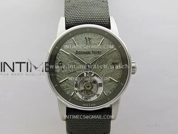 Code 11.59 Tourbillon SS APPF Best Edition Meteorite Dial On Gray Nylon Strap