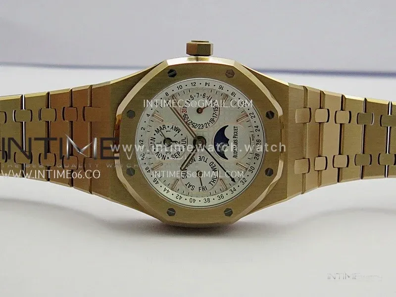 Royal Oak 41mm Complicated 26574 RG BBS Best Edition White Dial on RG Bracelet A5134
