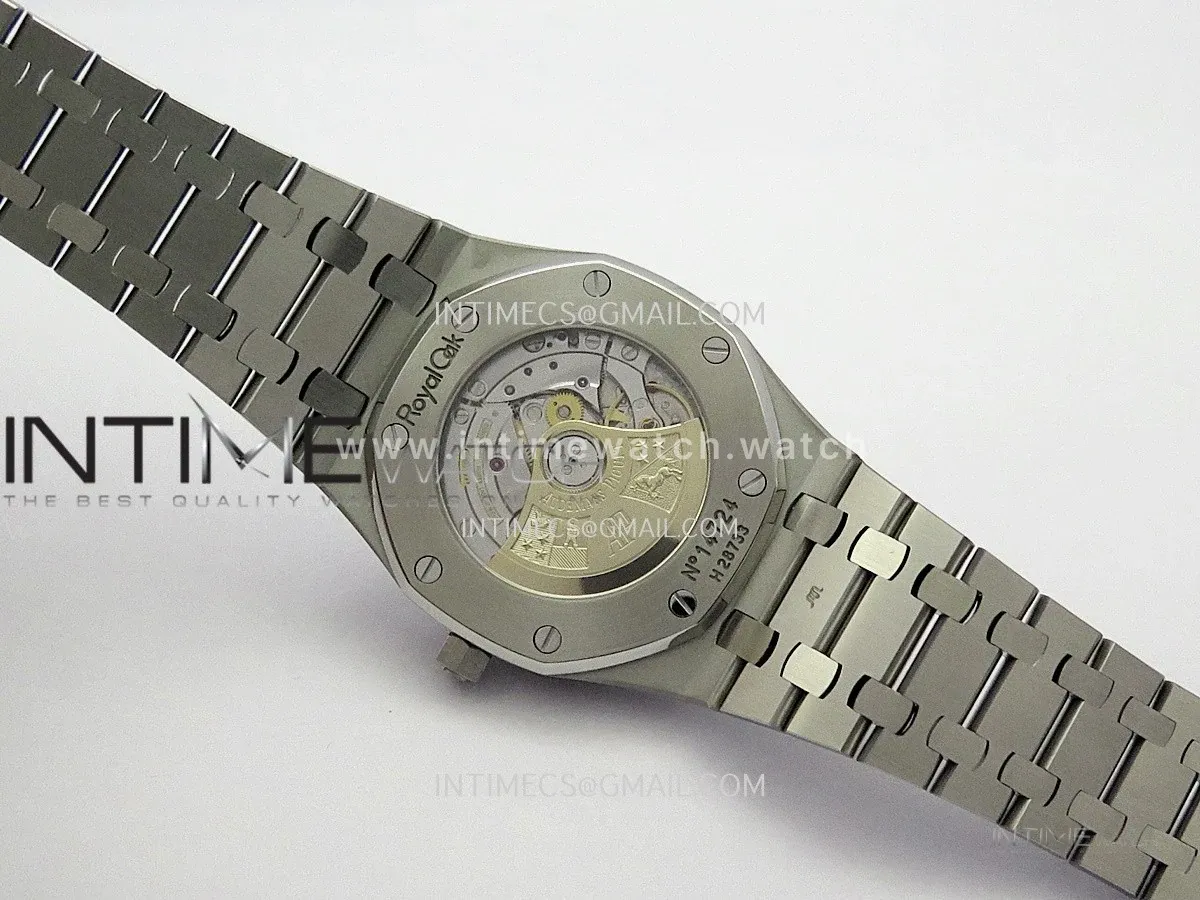 Royal Oak 39mm 15300 SS ZF 1:1 Best Edition Blue Textured Dial on SS Bracelet SA3120 Super Clone