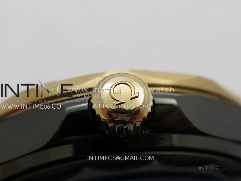 Seamaster Diver 300M Ceramic/RG V4 VSF 1:1 Best Edition Black Dial On Black Rubber Strap Asian Super Clone 8806