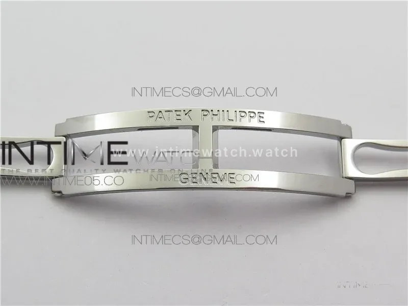 NAUTILUS 5726/1A-014 SS GRF 1:1 BEST EDITION GRAY DIAL WORKING ANNUAL CALENDARON SS BRACELET A.324