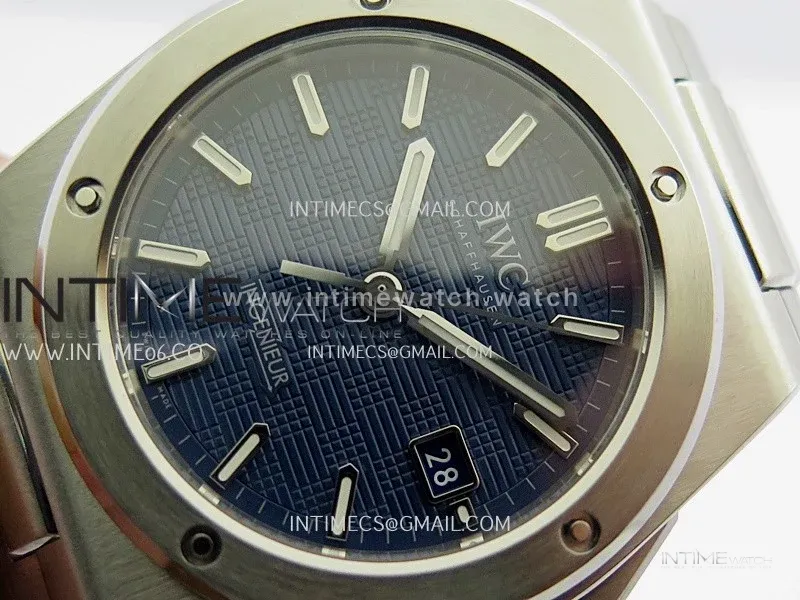 Ingenieur IW328907 SS MZF 1:1 Best Edition Blue Dial On SS Bracelet A2892 (Free Tool)