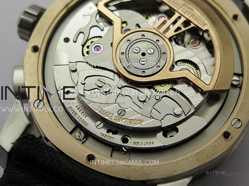 Code 11.59 Chrono 26393 SS/RG APPF Best Edition Black Dial on Black Nylon Strap A4401