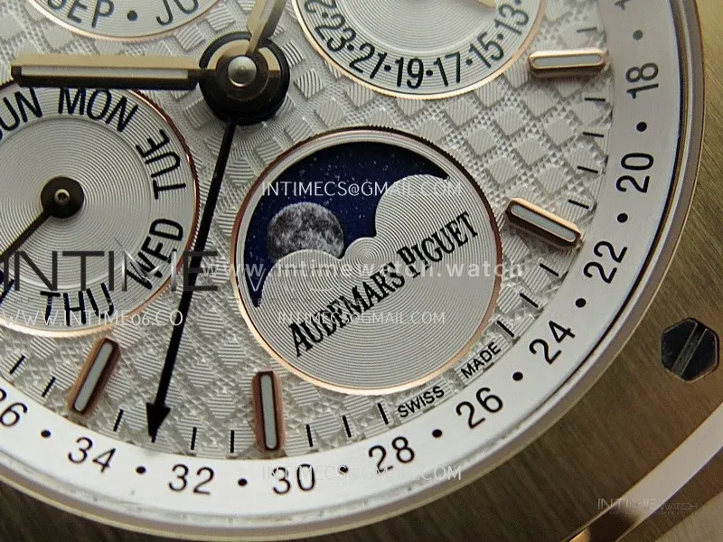 Royal Oak 41mm Complicated 26574 RG BBS Best Edition White Dial on RG Bracelet A5134